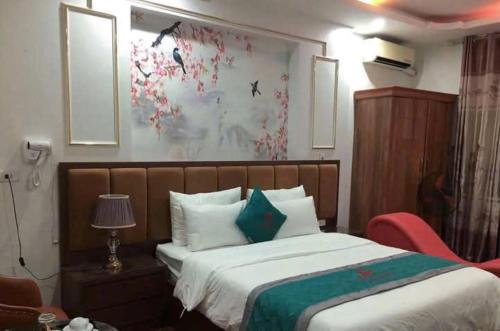 Ένα ή περισσότερα κρεβάτια σε δωμάτιο στο An Phú Hostel