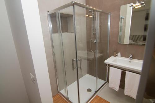 Koupelna v ubytování Al Bastione Relais Suite & Rooms