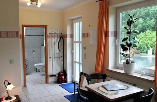 Ένα μπάνιο στο Ferienhaus Svenja