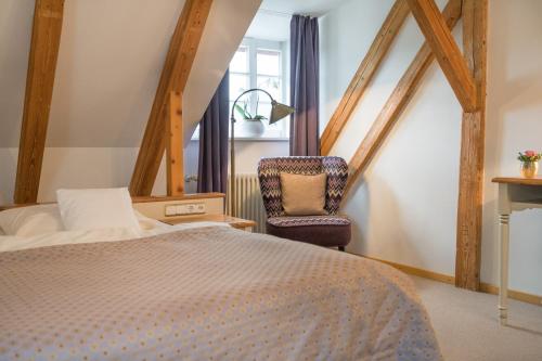 Geldernhaus Hotel garniにあるベッド