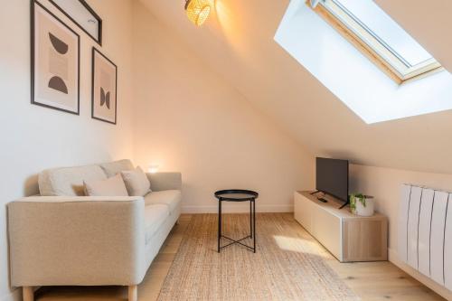 Posezení v ubytování Appartement une chambre atypique