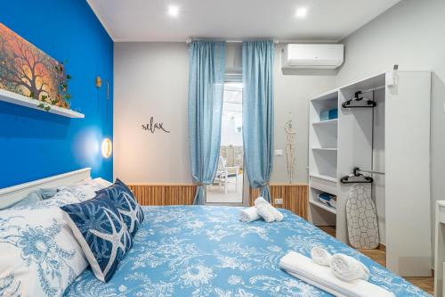 Ένα ή περισσότερα κρεβάτια σε δωμάτιο στο Solemì