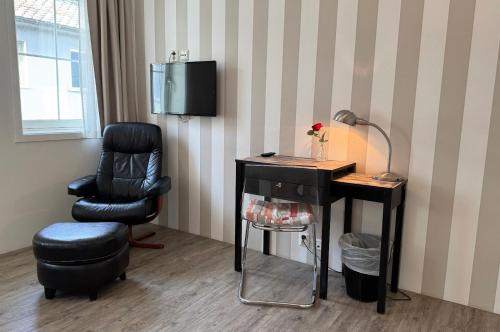 Χώρος καθιστικού στο Jibben Hotell