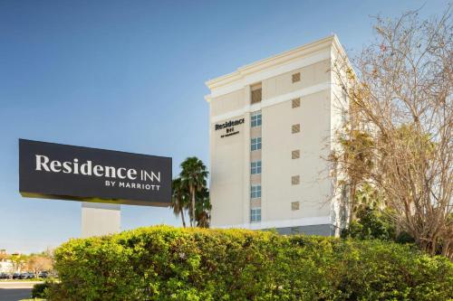 a sign for a residence inn by marriott in front of a building at Residence Inn Tampa Westshore Airport in Tampa