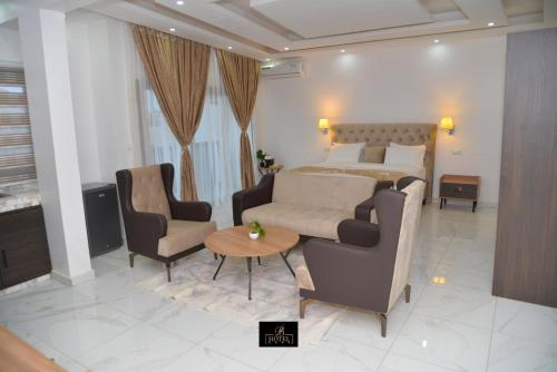 Χώρος καθιστικού στο Bi-Hotel 2