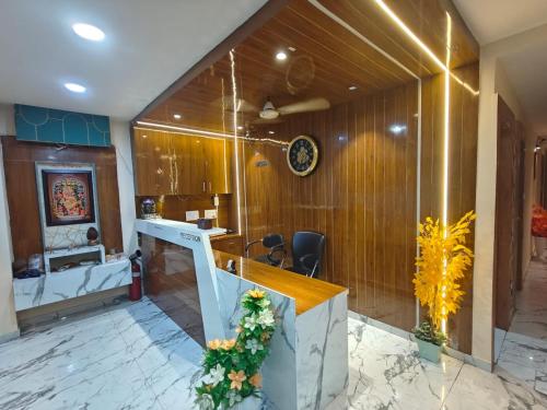 Koupelna v ubytování Hotel Royal King
