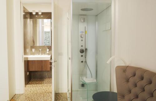 Koupelna v ubytování PORTA NUOVA SUITES