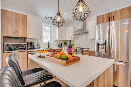 Η κουζίνα ή μικρή κουζίνα στο Chalet Amira - Nature Retreat - Hiking