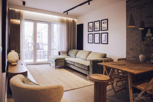 Χώρος καθιστικού στο D77 Luxury Apartment