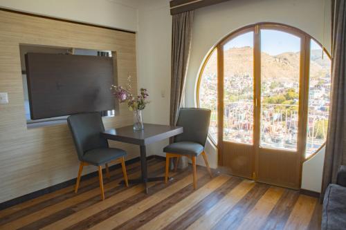 Ruang duduk di Hotel Paseo de la Presa