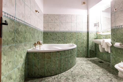 Koupelna v ubytování Hotel Casa Wagner