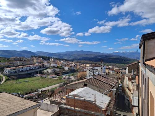 a view of a city from the roof of a building at Dimora Valicenti in San Giorgio Lucano