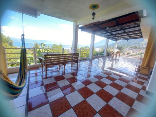 Μπαλκόνι ή βεράντα στο Hotel Peneleuu