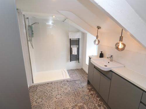 Koupelna v ubytování Anneth Lowen