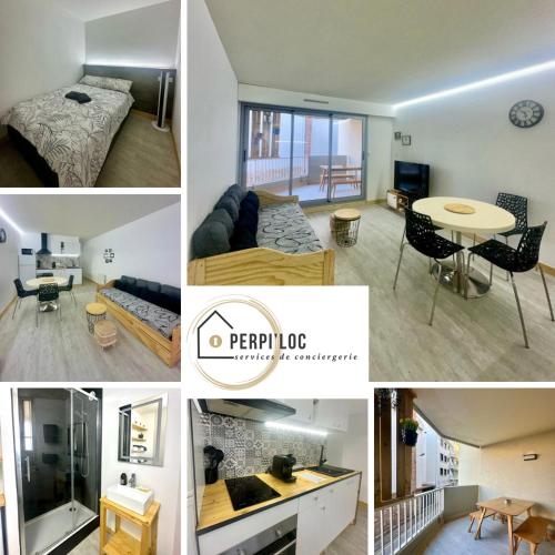 FREDANNE, appartement moderne wifi, fibre à 100m de la plage