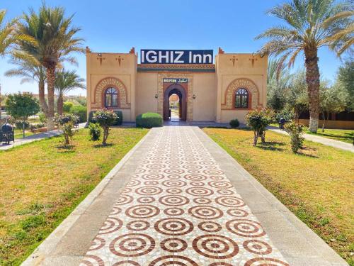 Zahrada ubytování IGHIZ INN resort