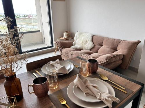 Χώρος καθιστικού στο Wonderlust Apartments El Ovejero