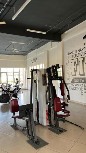 Fitness centrum a/nebo fitness zařízení v ubytování Luxury Flat and Spectacular Views