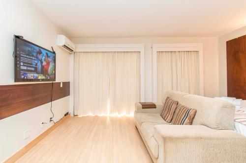 TV a/nebo společenská místnost v ubytování Lake Side Hotel em Brasília 87382