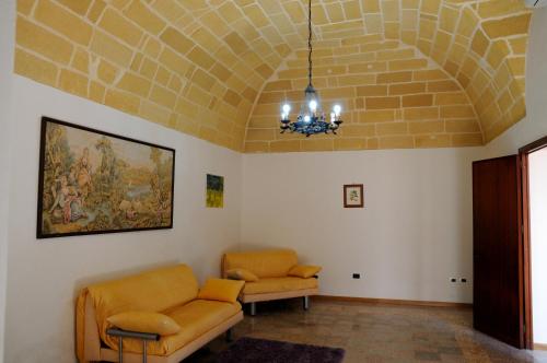 Χώρος καθιστικού στο Residence Le Saline