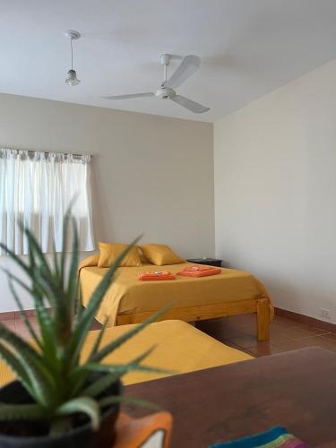Katil atau katil-katil dalam bilik di Casa Lavanda