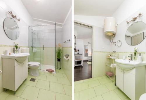 Kúpeľňa v ubytovaní Funcic Apartments 2 app