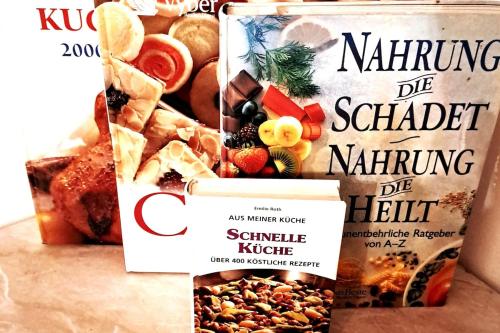 a package of food sitting on top of a table at Mountains Galerie Apartment Hana in Chvalov