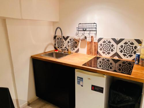 Køkken eller tekøkken på 5- les érables mauves