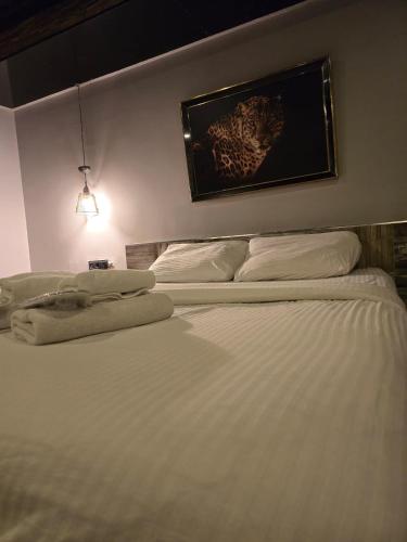 Ένα ή περισσότερα κρεβάτια σε δωμάτιο στο KLC Apart Otel
