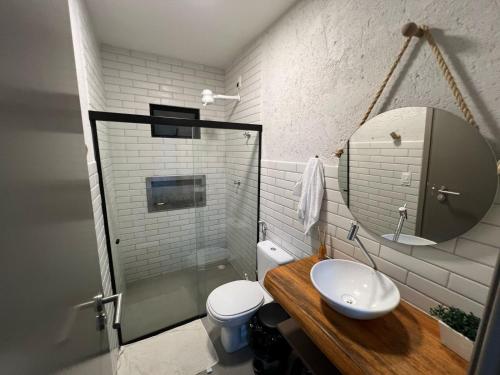 Et badeværelse på 40 m da praia de São Miguel dos Milagres