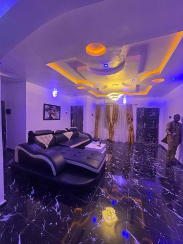 Χώρος καθιστικού στο Cee&Tee BG ABK 1 Bedroom Flat-1Bed 247 Electricity