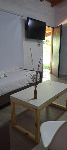 Μια τηλεόραση ή/και κέντρο ψυχαγωγίας στο Ex Hostal del Parque