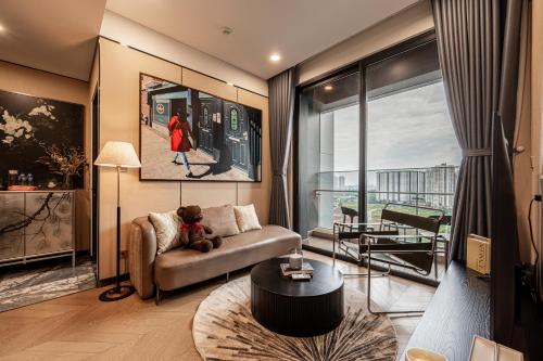Χώρος καθιστικού στο Lumiere Riverside - Raymond Holm - Luxurious 5-star apartment