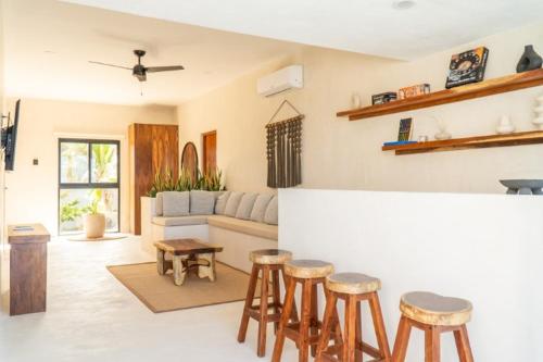 Χώρος καθιστικού στο Villa Saadhu with Fantastic Oceanview
