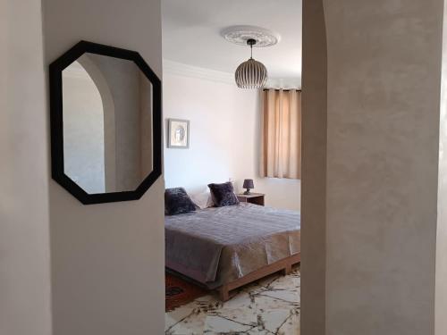 Postel nebo postele na pokoji v ubytování Villa La Palmeraie, Essaouira