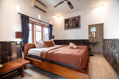 Postel nebo postele na pokoji v ubytování Askarasena Ubud