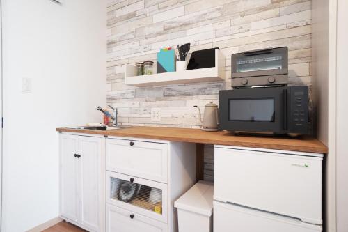 Dapur atau dapur kecil di NADA Terrace