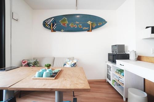 Dapur atau dapur kecil di NADA Terrace