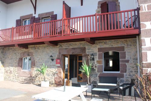 Balkón nebo terasa v ubytování Hotel Etchoinia