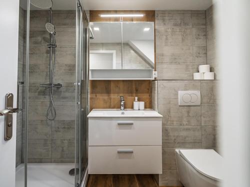 Koupelna v ubytování Apartman Karol
