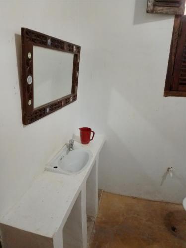 Koupelna v ubytování Ajooba