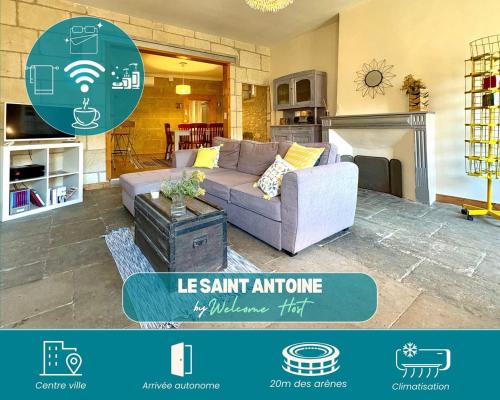 Le Saint Antoine, Centre Ville, 2 chambres, Clim