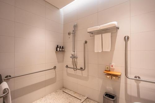Koupelna v ubytování Taihua Wutong Hotel