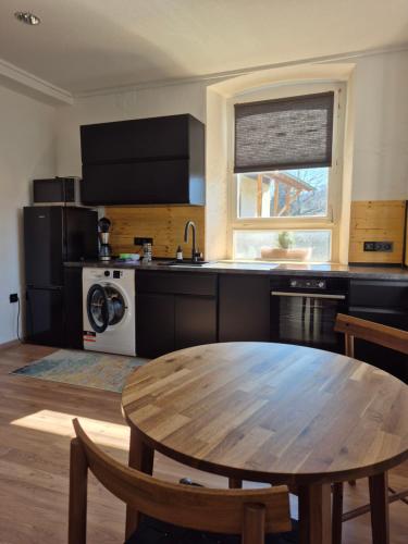 Køkken eller tekøkken på Apartment #1