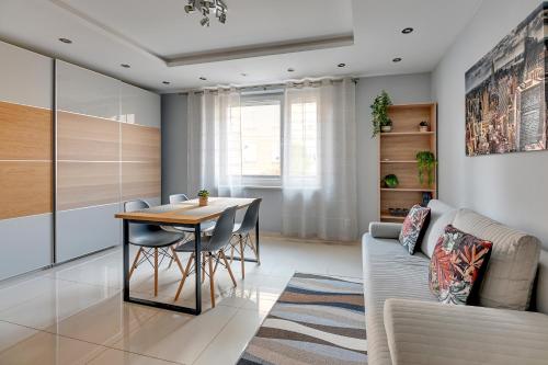 Posedenie v ubytovaní Comfort Apartments Żywiecka