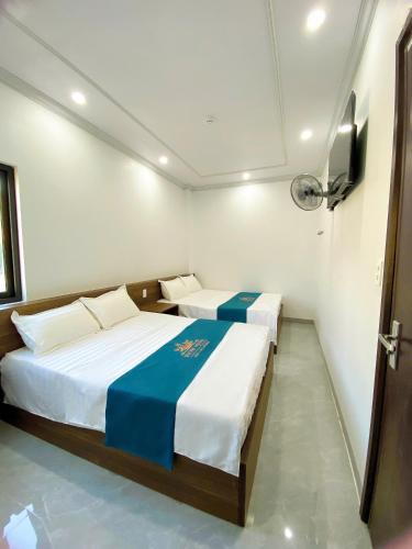 Katil atau katil-katil dalam bilik di Snow Hotel