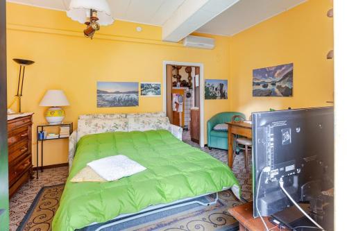 Katil atau katil-katil dalam bilik di LA CORTE DELLA CARLA - cozy home in the old court