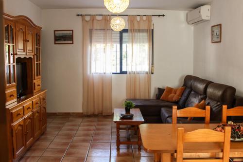 Ruang duduk di Apartamentos Manbea Algaida