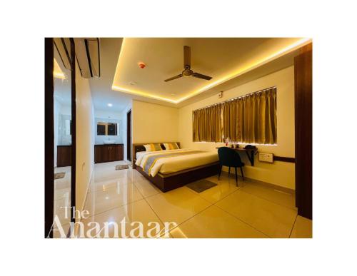 Ένα ή περισσότερα κρεβάτια σε δωμάτιο στο The Anantaar Hotels