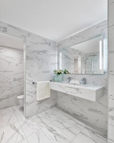 Koupelna v ubytování Fairmont Monte Carlo